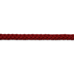Cordoncino in cotone [Ø 7 mm] – rosso Bordeaux, 