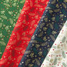 tessuto in cotone popeline Rami e bacche – blu notte/oro,  thumbnail number 5