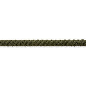 Cordoncino in cotone [Ø 7 mm] – verde oliva scuro, 