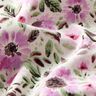 Mare di fiori in popeline di cotone – violetto pastello/bianco,  thumbnail number 2