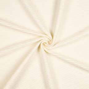 ottoman jersey a coste Misto cotone &ndash; crema, 