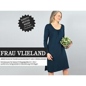 FRAU VLIELAND Abito in jersey con scollatura rotonda | Studio Schnittreif | XS-L, 