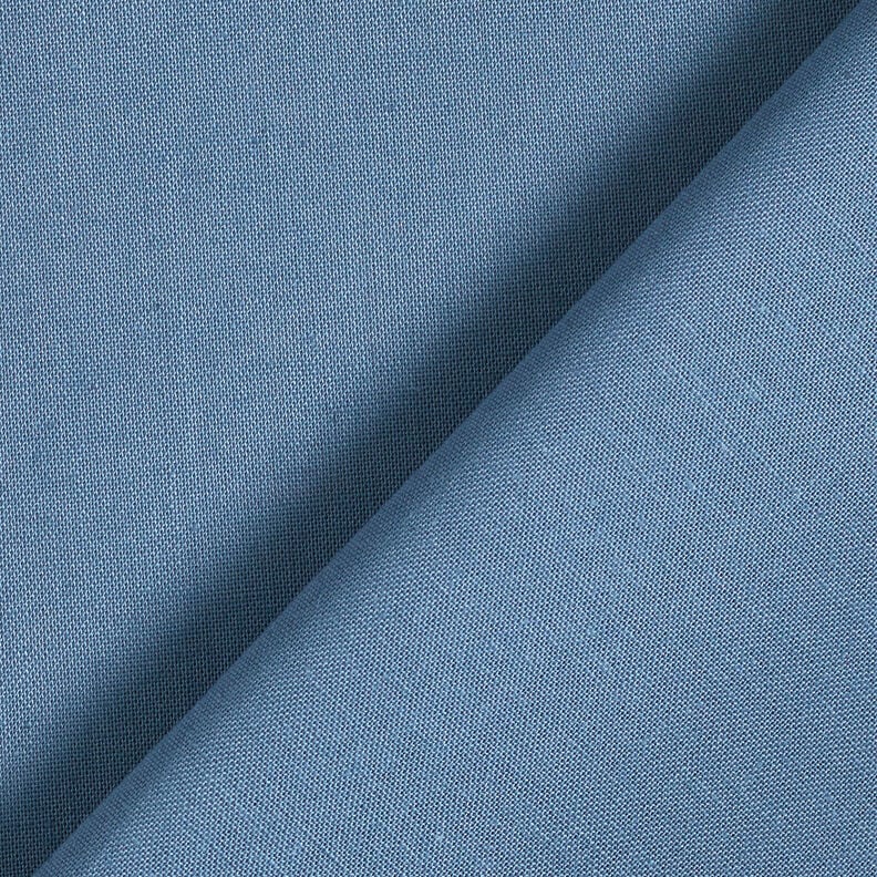 tessuto in cotone cretonne tinta unita – colore blu jeans,  image number 3