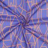 Voile di cotone Town | Nerida Hansen – lilla bluastro/arancio pesca,  thumbnail number 3