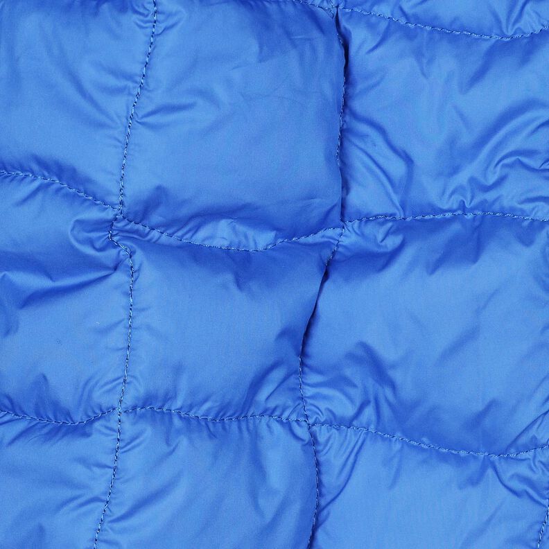 tessuto trapuntato Quadrati ondulati – blu reale/verde neon, image number 2