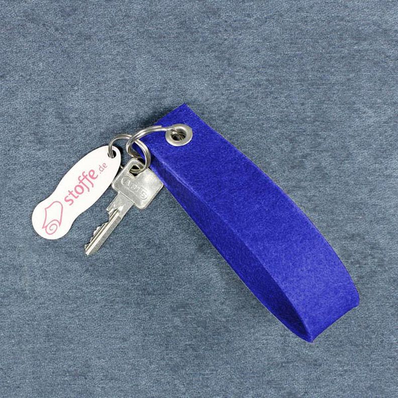 Feltro 180 cm / 1,5 mm di spessore – blu reale,  image number 4