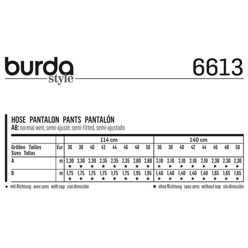 pantalone, Burda 6613,  image number 8