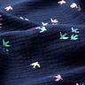 mussolina / tessuto doppio increspato Rondini stampa laminata | Poppy Fabrics – blu notte/mix di,  thumbnail number 5