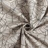 tessuto arredo mezzo panama foglie fini – naturale/nero,  thumbnail number 4