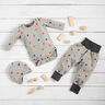 jersey di cotone Cuori al neon | by Poppy – naturale/arancio neon,  thumbnail number 6