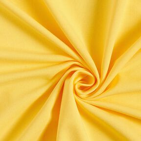 French terry leggero tinta unita &ndash; giallo sole, 