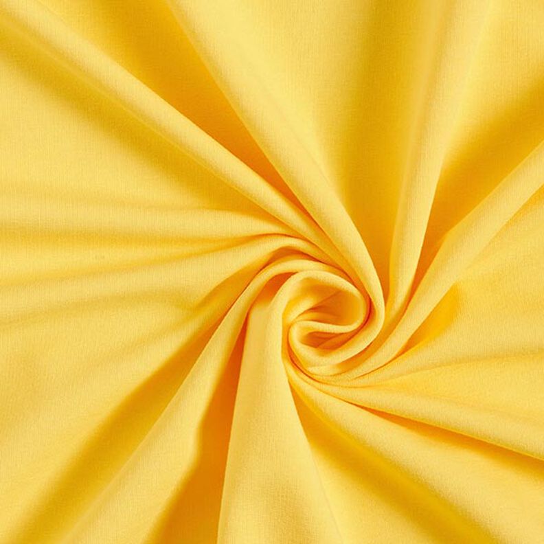 French terry leggero tinta unita &ndash; giallo sole,  image number 1