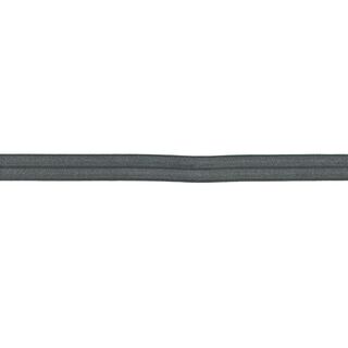 Fettuccia elastica  lucido [15 mm] – grigio scuro, 