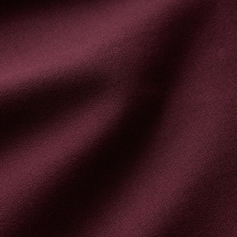 Pantaloni elasticizzati medi in tinta unita – rosso merlot,  image number 2
