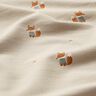 GOTS French terry, felpa estiva Volpe con maglione stampa digitale – mandorla,  thumbnail number 2