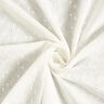 Batista di cotone ricami a giorno fiorellini – bianco lana,  thumbnail number 5