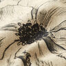 tessuto arredo mezzo panama Fiori disegnati – anemone/nero,  thumbnail number 2