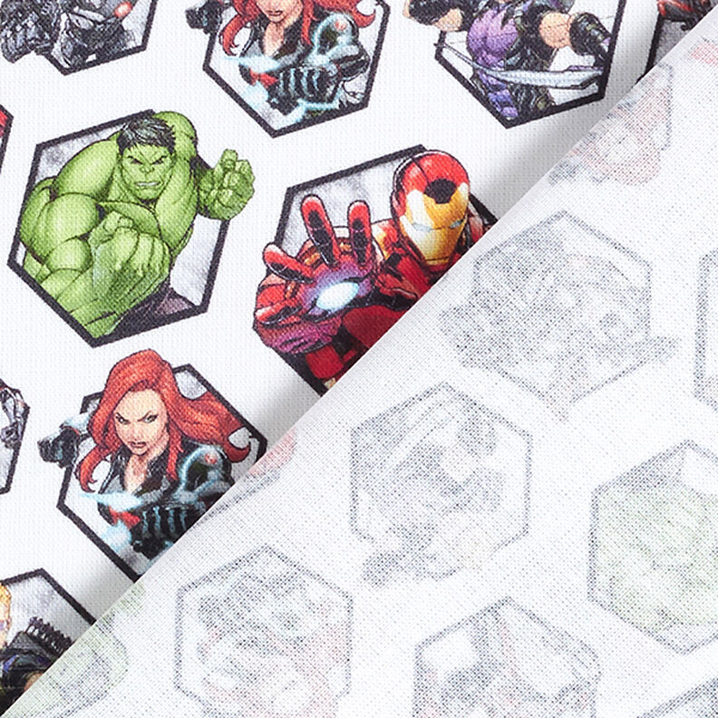 cretonne .. Avengers, riquadri con motivi | Marvel – bianco,  image number 4