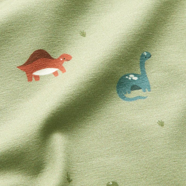 jersey di cotone Dinosauri gioiosi – greige, image number 2