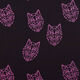 pile da montagna Origami di lupo  – nero/fucsia neon,  thumbnail number 1