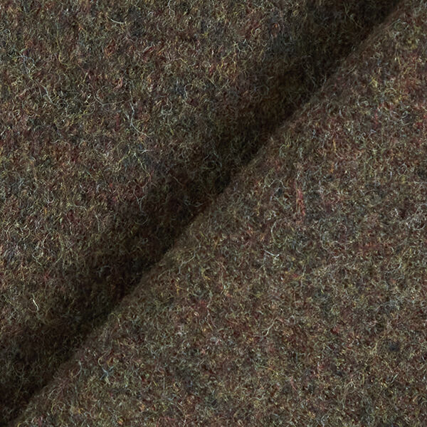 loden follato in lana – verde oliva scuro, image number 3