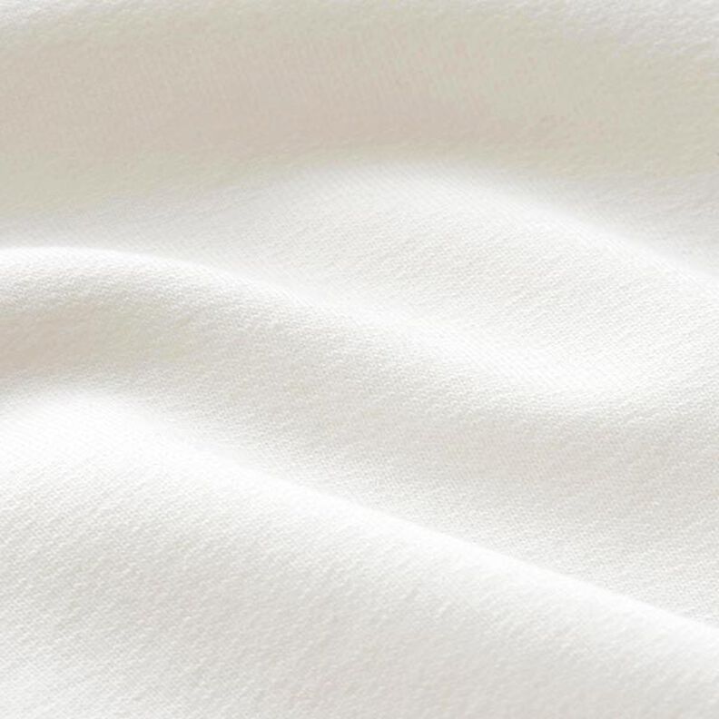French terry leggero tinta unita – bianco lana,  image number 4