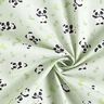 tessuto in cotone cretonne panda coccolone – verde,  thumbnail number 3