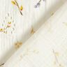 mussolina / tessuto doppio increspato Motivo a ramo ricami a giorno – bianco lana,  thumbnail number 4