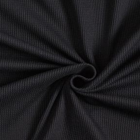 Jersey a nido d’ape tinta unita – nero, 