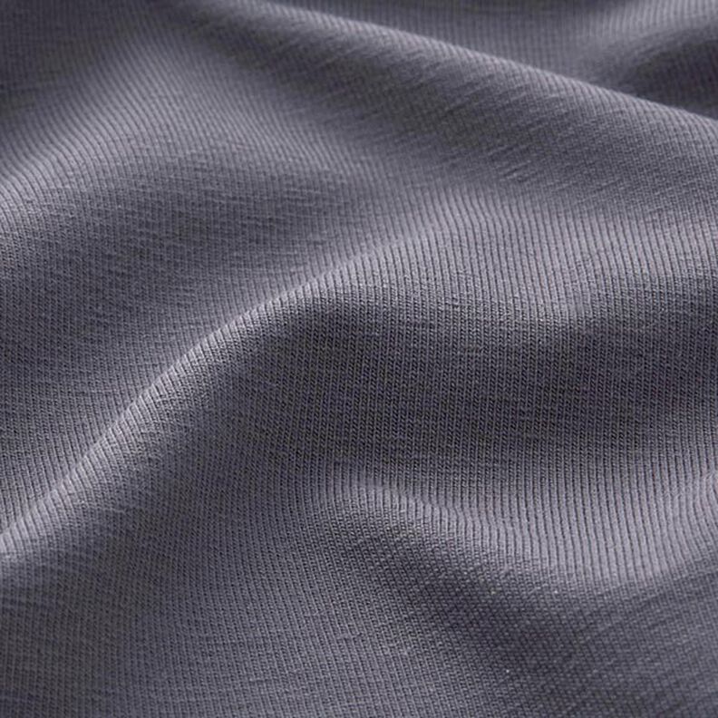 jersey di cotone medio tinta unita – nero-azzurro, image number 4