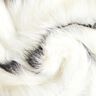 ecopelliccia Righe trasversali – bianco lana/nero,  thumbnail number 3