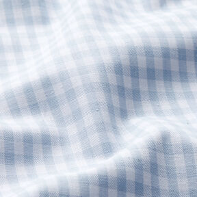 tessuto in cotone Quadro vichy 0,5 cm – blu jeans chiaro/bianco, 