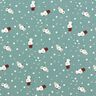 tessuto in cotone popeline Dolci pupazzi di neve – canna palustre,  thumbnail number 1