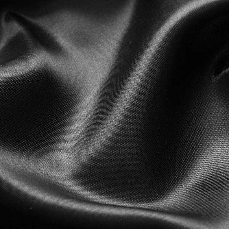 satin poliestere – nero,  image number 3