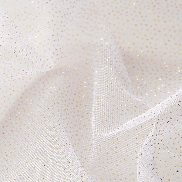 tulle glitter Royal – bianco/oro,  image number 3