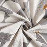 tessuto arredo mezzo panama Grandi fiori 280 cm – grigio,  thumbnail number 3
