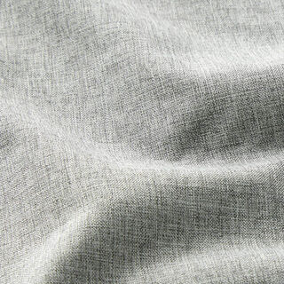 tessuto da tappezzeria mélange, tinta unita – grigio chiaro | Resto 60cm, 