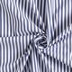tessuto per camicette, strisce verticali – bianco/blu marino,  thumbnail number 4