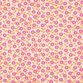 popeline di cotone Fiorellini estivi | Poppy Fabrics – rosa/crema, 