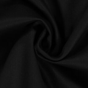 twill di cotone tinta unita – nero, 