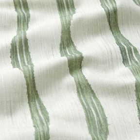 tessuto arredo mezzo panama Righe ondulate – canna palustre, 