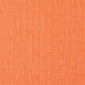 Chiffon Dobby gessato metallizzato – arancio pesca/argento effetto metallizzato, 