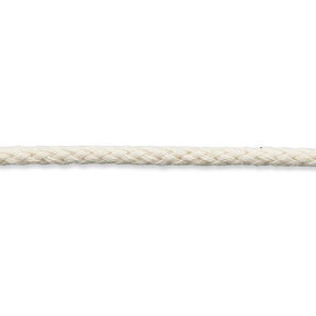 Cordoncino in cotone [Ø 3 mm] – bianco lana, 