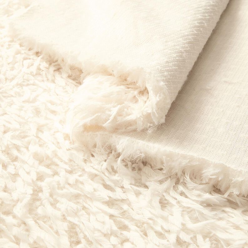 ecopelliccia piume, tinta unita | Katia Fabrics – bianco, image number 9