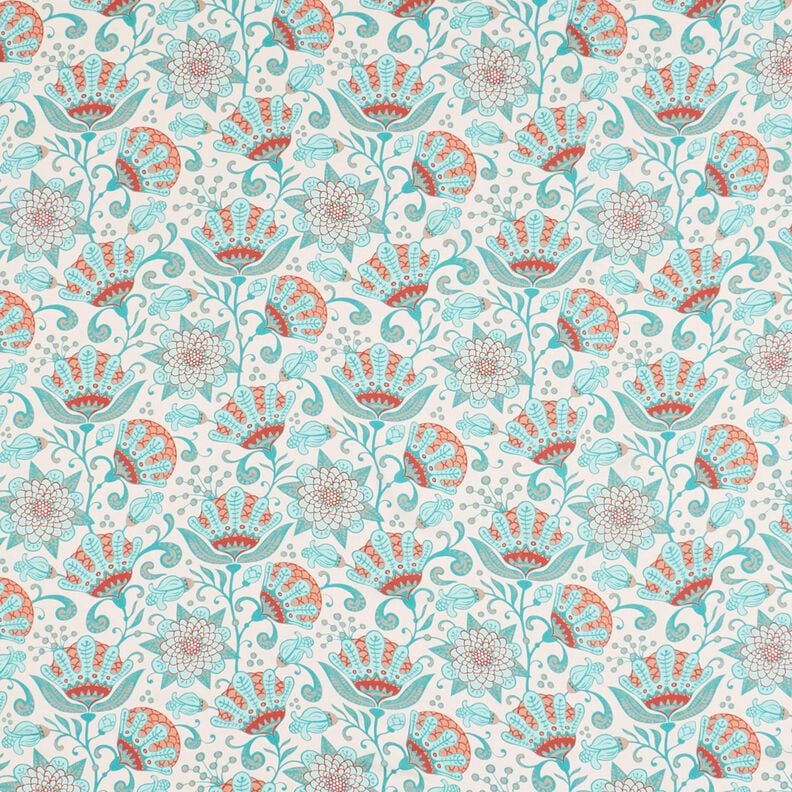 viscosa voile Fiori di Ibiza – beige chiaro,  image number 1