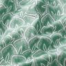 tessuto in cotone cretonne Foglie astratte – verde salvia/avorio,  thumbnail number 2