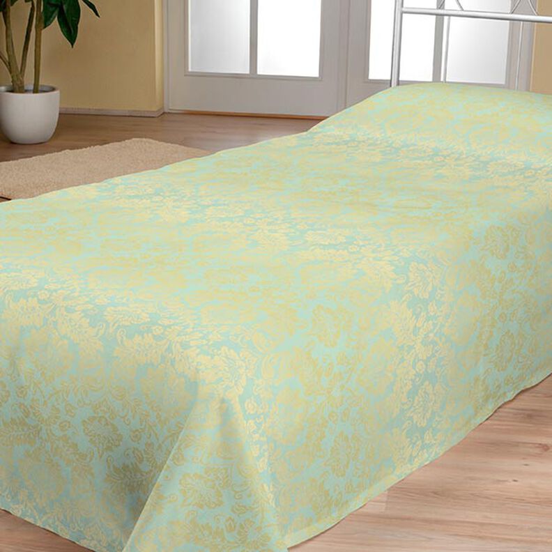 tessuto arredo Jacquard Trento 280 cm – menta,  image number 5