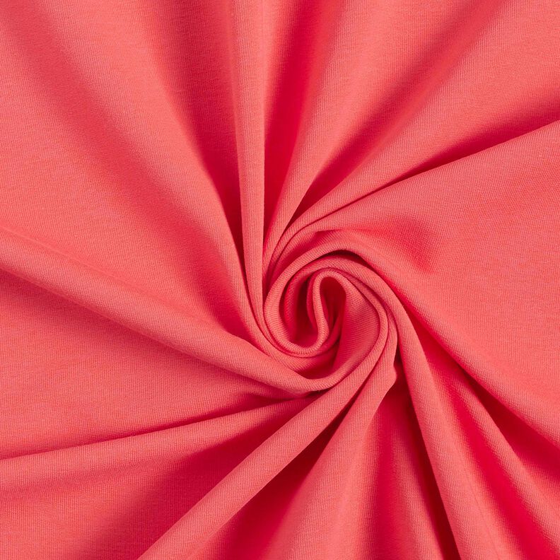 French terry leggero tinta unita – aragosta,  image number 1