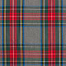 tessuto stretch per pantaloni Quadri scozzesi – grigio ardesia/rosso,  thumbnail number 1