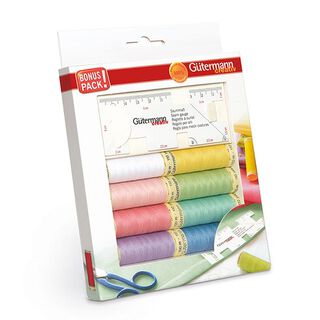 Set filo da cucito con Regolo per orli | BONUS PACK! | Gütermann creativ, 